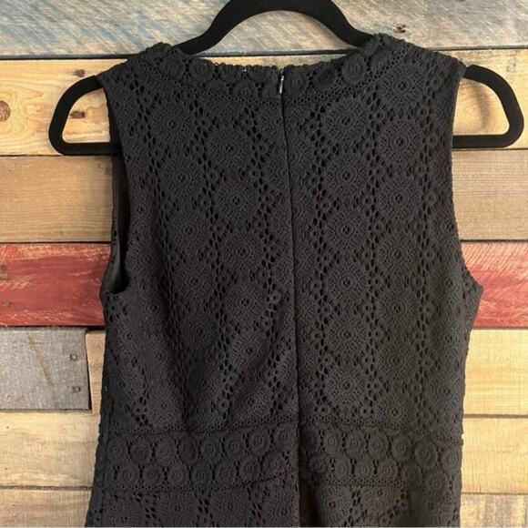 Charter Club Black Crochet Dress Size Medium‎ Petite - Picture 7 of 12